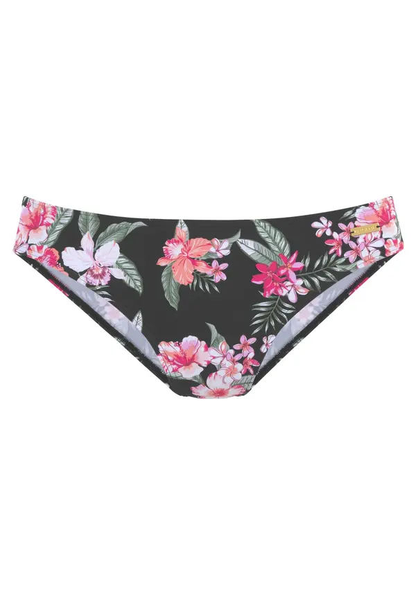 LASCANA LASCANA Bikini donji dio  smaragdno zelena / roza / roza / crna