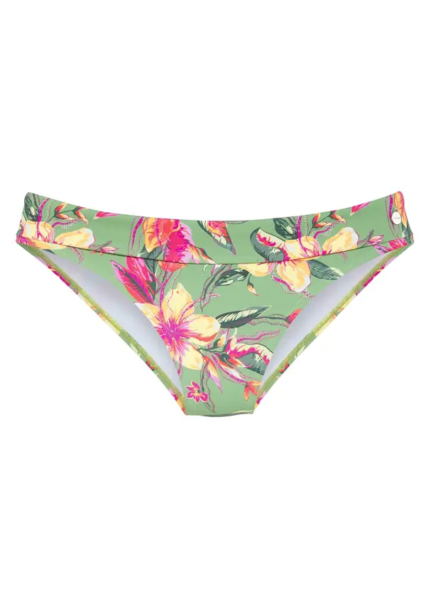 LASCANA LASCANA Bikini donji dio  svijetlozelena / tamno zelena / svijetlonarančasta / fuksija