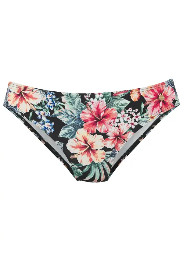 LASCANA LASCANA Bikini donji dio  zelena / crvena / crna