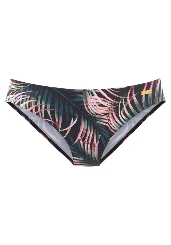LASCANA LASCANA Bikini donji dio  zelena / roza / crna