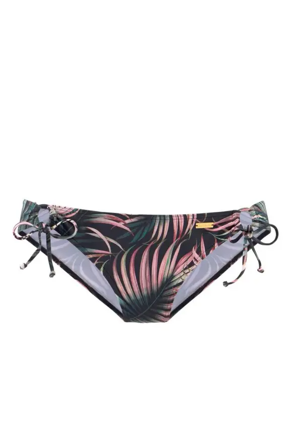 LASCANA LASCANA Bikini donji dio  zelena / roza / crna