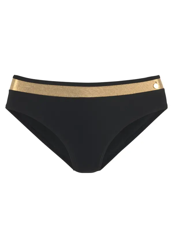 LASCANA LASCANA Bikini donji dio  zlatno žuta / crna