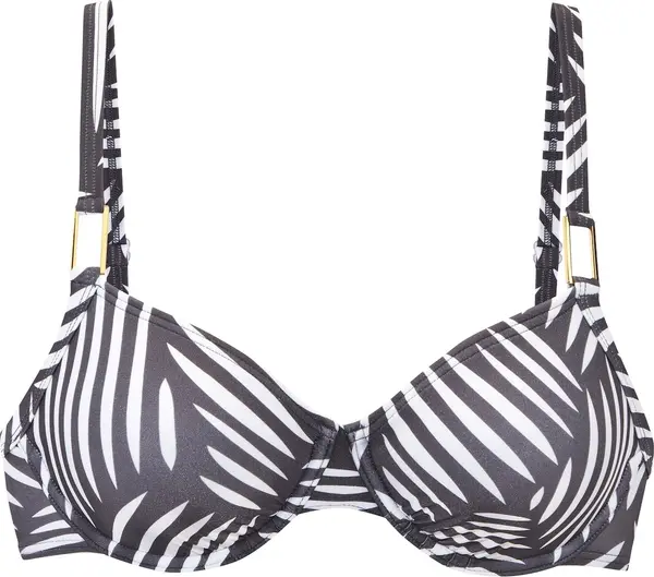 LASCANA LASCANA Bikini gornji dio  antracit siva