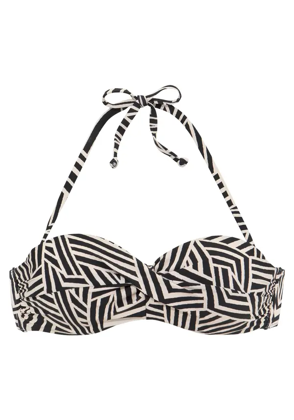 LASCANA LASCANA Bikini gornji dio  bež / crna