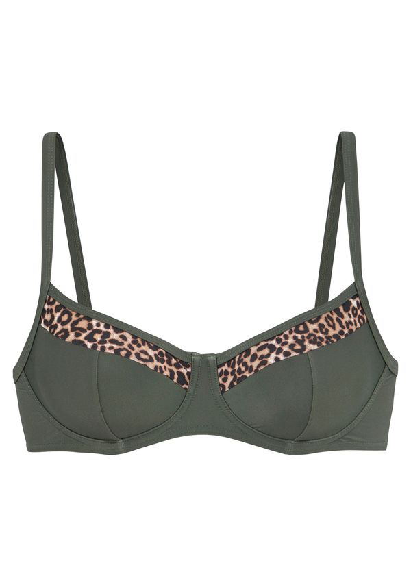 LASCANA LASCANA Bikini gornji dio  bež / smeđa / maslinasta