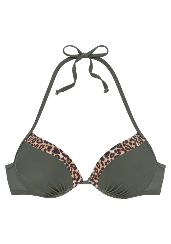 LASCANA LASCANA Bikini gornji dio  bež / smeđa / maslinasta