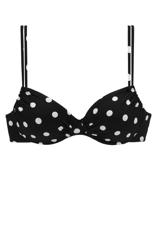 LASCANA LASCANA Bikini gornji dio  crna / bijela