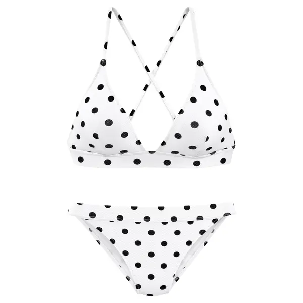 LASCANA LASCANA Bikini gornji dio  crna / bijela