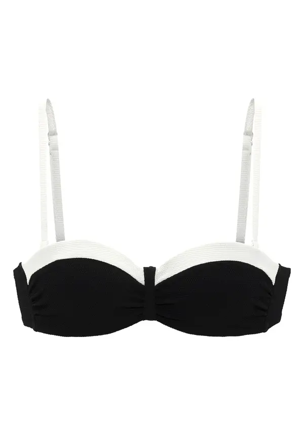 LASCANA LASCANA Bikini gornji dio  crna / bijela