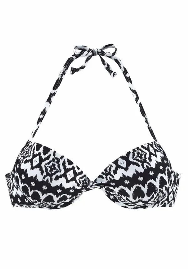 LASCANA LASCANA Bikini gornji dio  crna / bijela