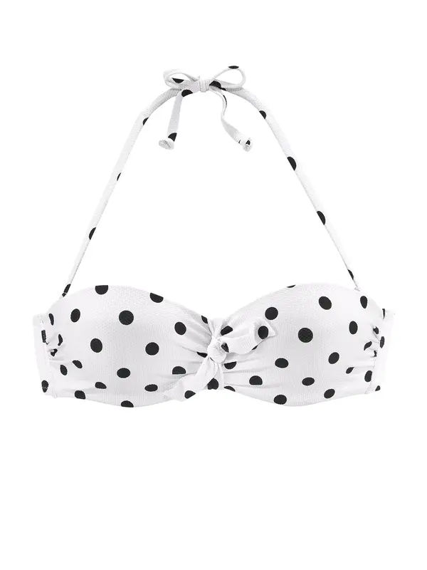 LASCANA LASCANA Bikini gornji dio  crna / bijela