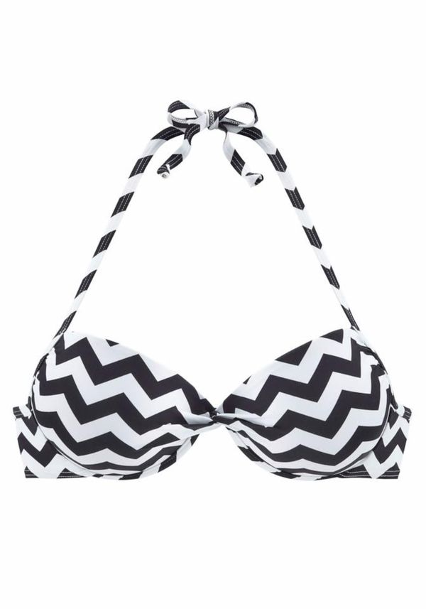 LASCANA LASCANA Bikini gornji dio  crna / bijela