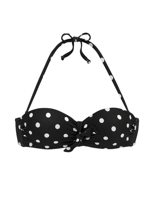 LASCANA LASCANA Bikini gornji dio  crna / bijela