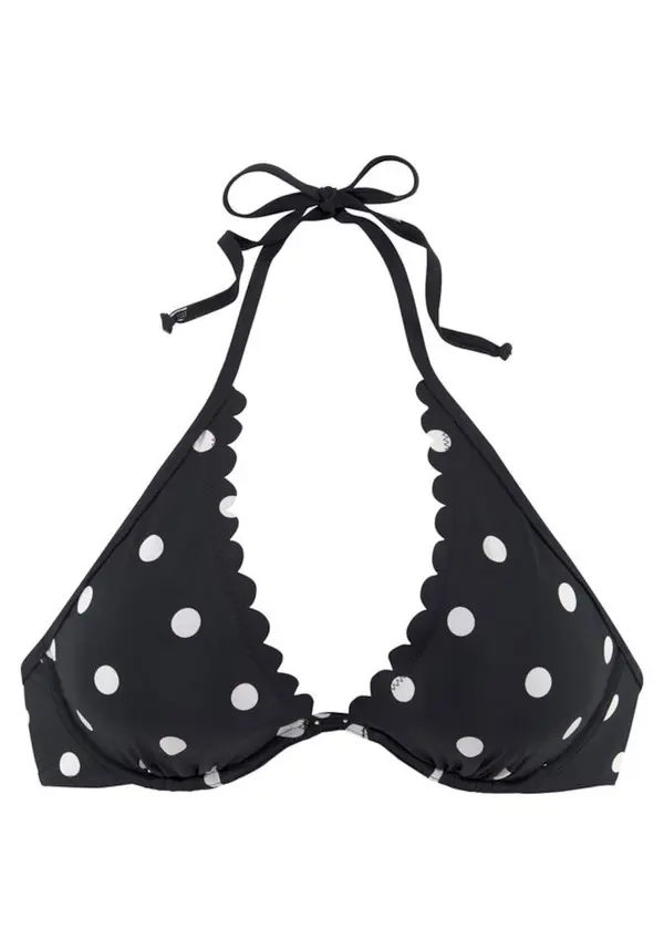LASCANA LASCANA Bikini gornji dio  crna / bijela