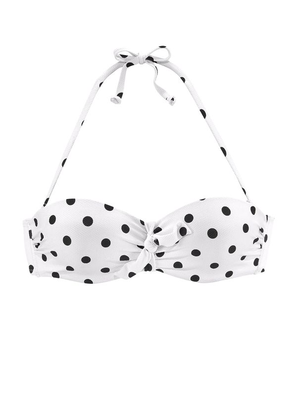 LASCANA LASCANA Bikini gornji dio  crna / bijela