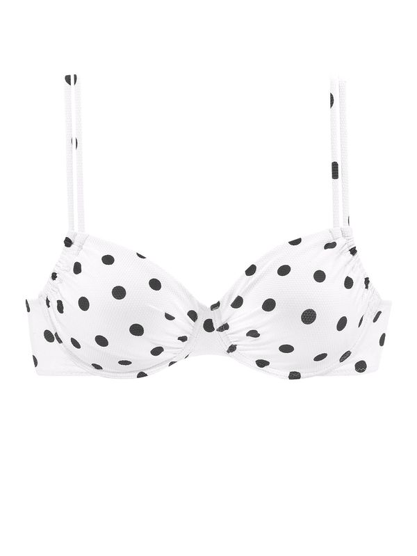 LASCANA LASCANA Bikini gornji dio  crna / bijela