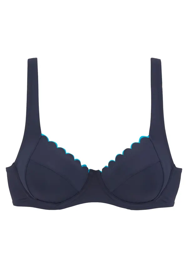 LASCANA LASCANA Bikini gornji dio  crno plava