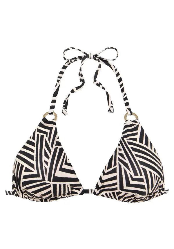LASCANA LASCANA Bikini gornji dio  ecru/prljavo bijela / crna
