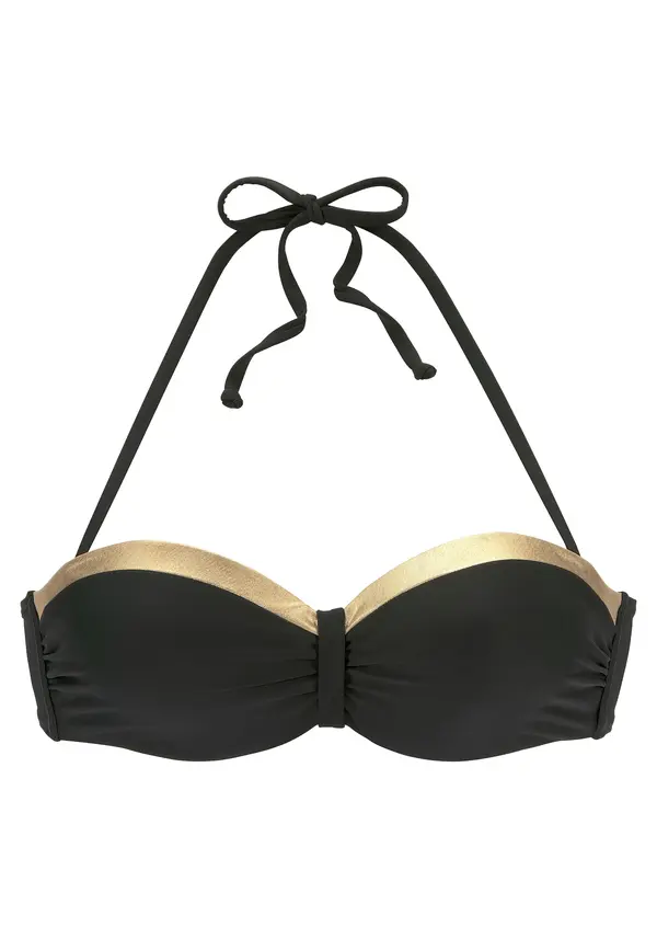 LASCANA LASCANA Bikini gornji dio 'Elodie'  zlatna / crna