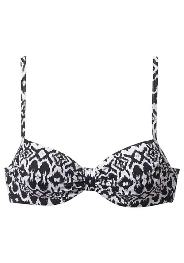 LASCANA LASCANA Bikini gornji dio 'Grace'  crna / bijela