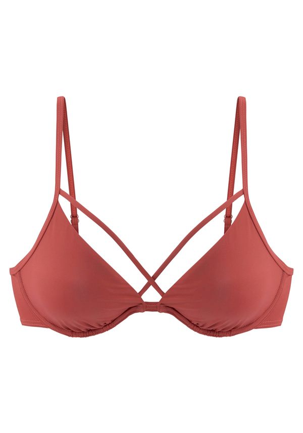 LASCANA LASCANA Bikini gornji dio  hrđavo crvena