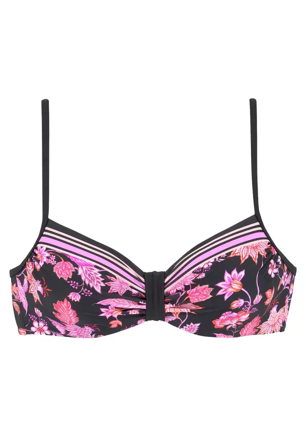 LASCANA LASCANA Bikini gornji dio  ljubičasta / narančasta / roza / crna