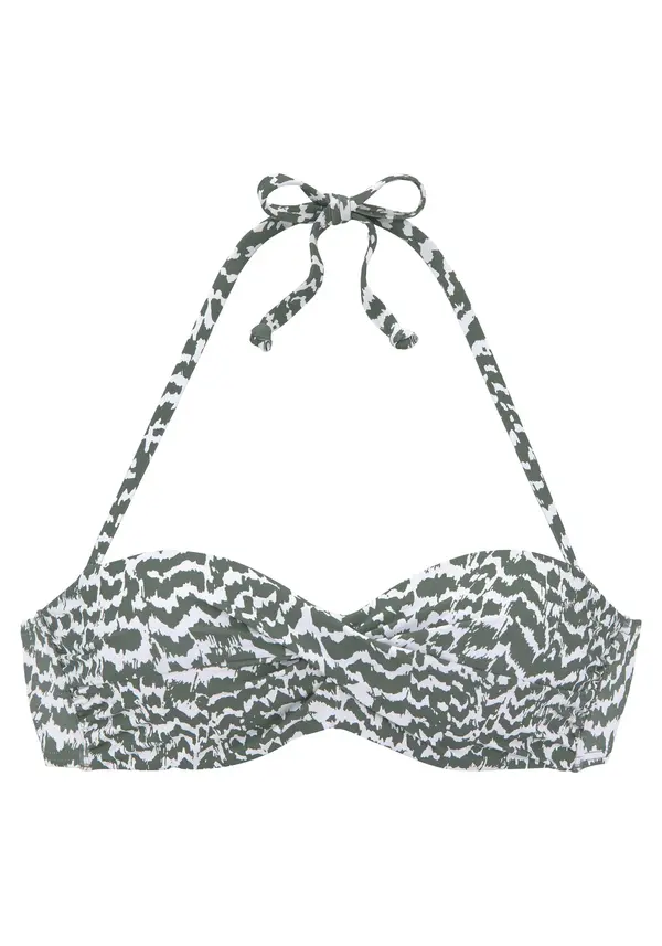 LASCANA LASCANA Bikini gornji dio  maslinasta / bijela