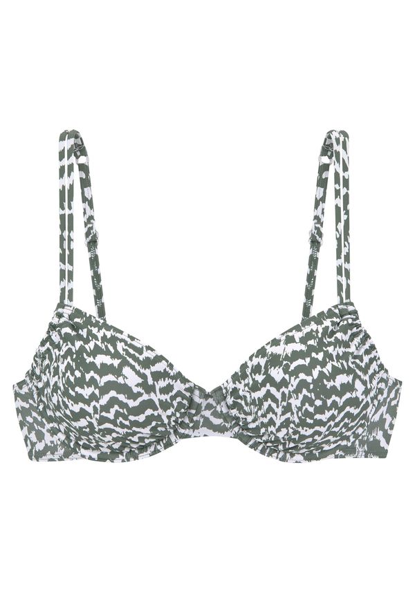 LASCANA LASCANA Bikini gornji dio  maslinasta / bijela