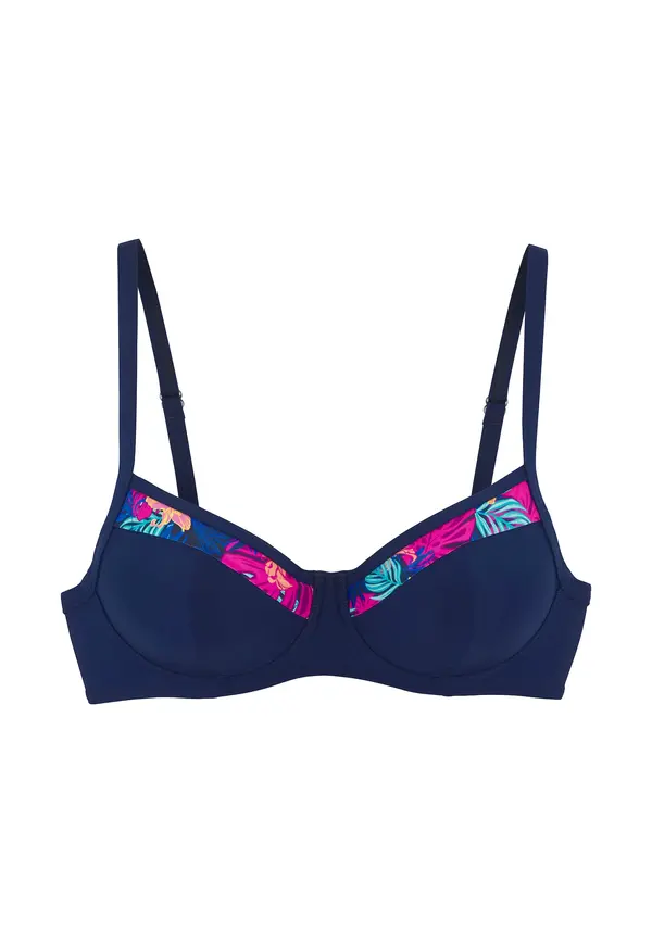 LASCANA LASCANA Bikini gornji dio  mornarsko plava / tirkiz / kobalt plava / neonsko roza