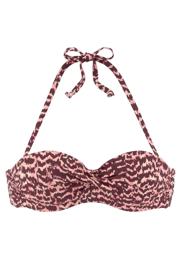 LASCANA LASCANA Bikini gornji dio  pastelno roza / svijetloroza / bordo