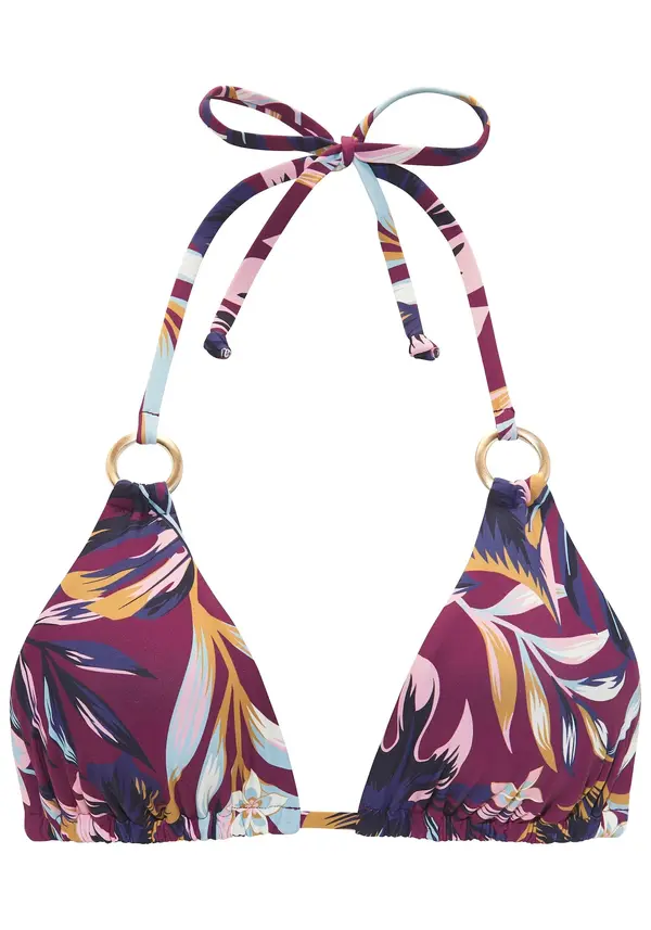 LASCANA LASCANA Bikini gornji dio  plava / narančasta / bordo