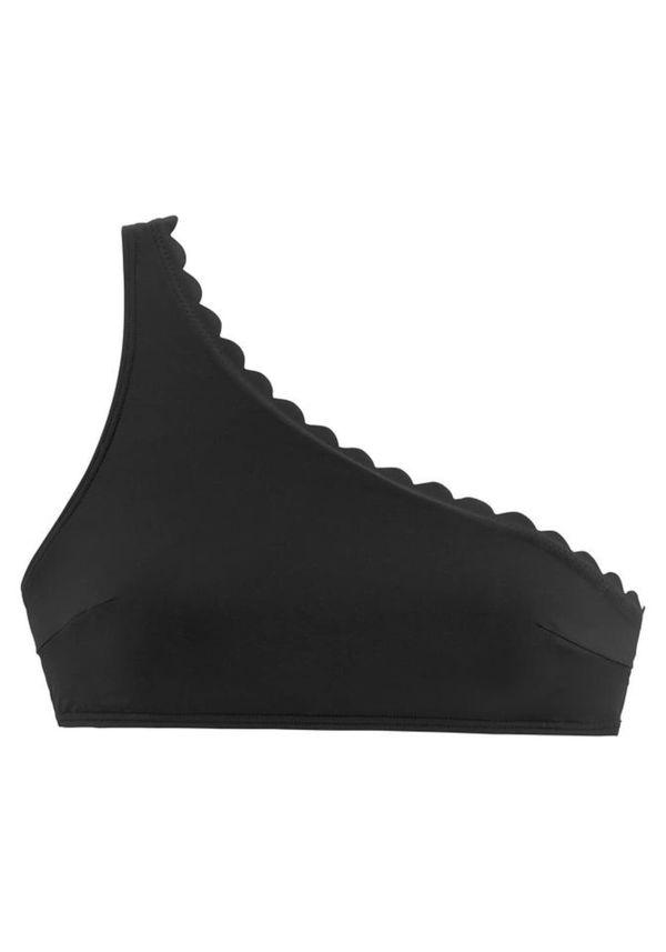 LASCANA LASCANA Bikini gornji dio 'Scallop'  crna