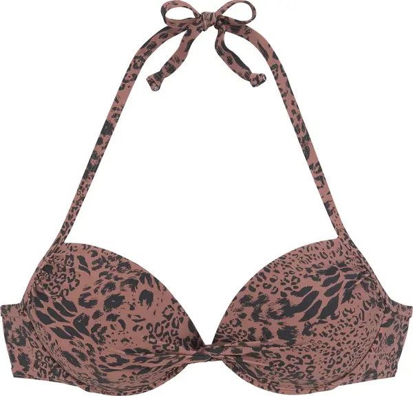 LASCANA LASCANA Bikini gornji dio  smeđa / crna