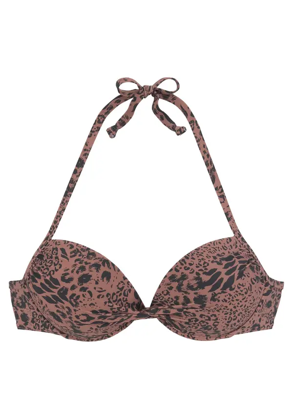 LASCANA LASCANA Bikini gornji dio  smeđa / crna