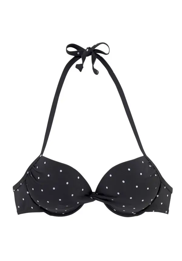 LASCANA LASCANA Bikini gornji dio 'Sparkel'  crna