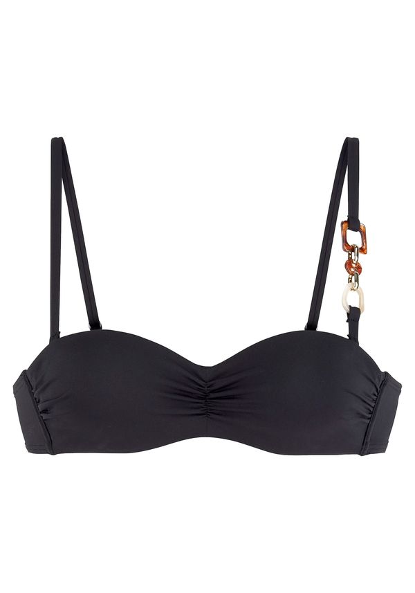 LASCANA LASCANA Bikini gornji dio 'WireBandeau-Top Yves LAS'  crna