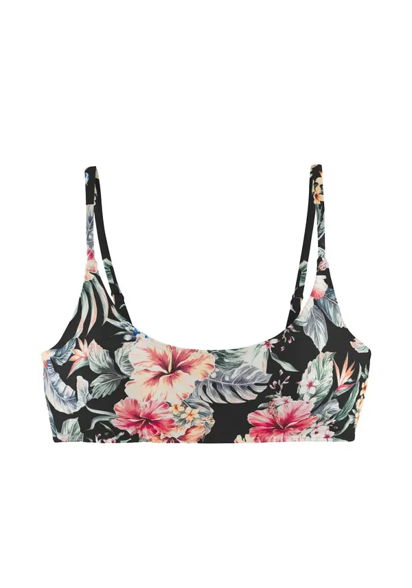 LASCANA LASCANA Bikini gornji dio  zelena / crvena / crna