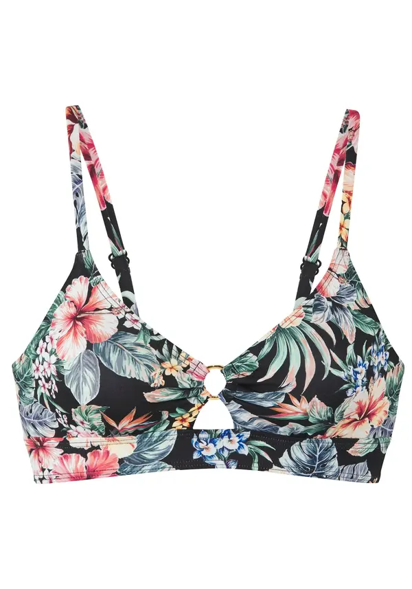 LASCANA LASCANA Bikini gornji dio  zelena / crvena / crna