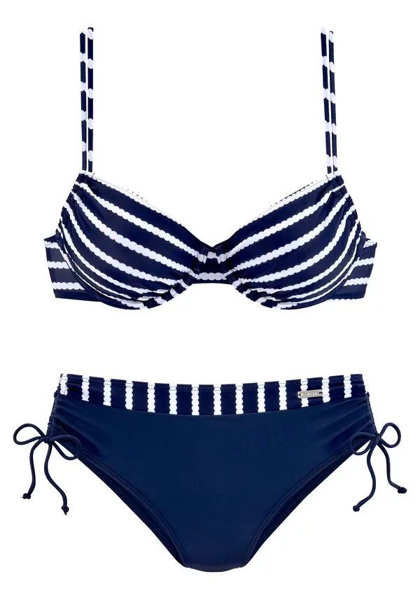 LASCANA LASCANA Bikini  mornarsko plava / bijela