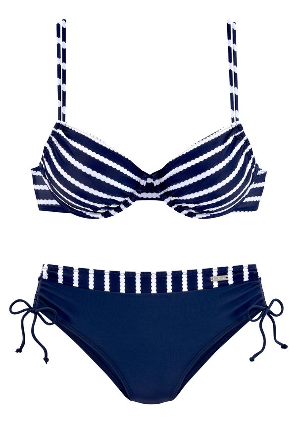 LASCANA LASCANA Bikini  mornarsko plava / bijela