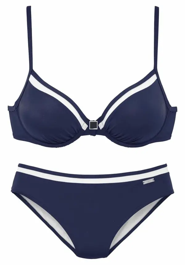 LASCANA LASCANA Bikini  mornarsko plava / bijela