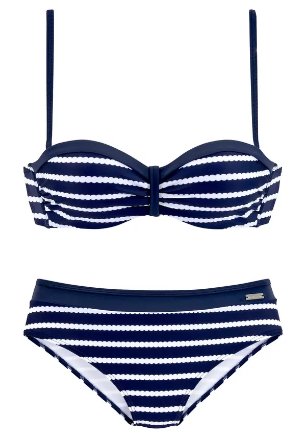 LASCANA LASCANA Bikini  mornarsko plava / bijela