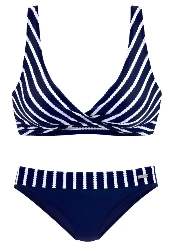 LASCANA LASCANA Bikini  mornarsko plava / bijela