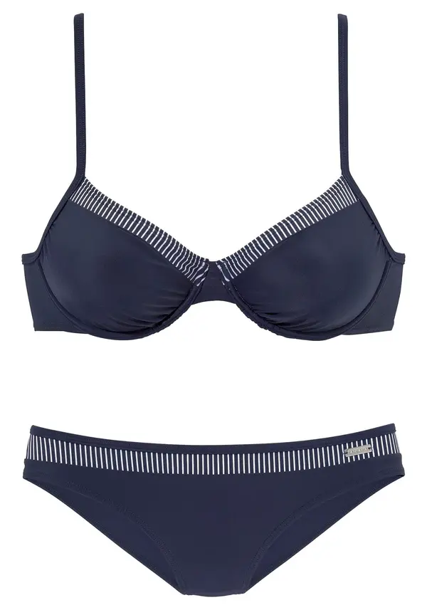 LASCANA LASCANA Bikini  morsko plava / bijela