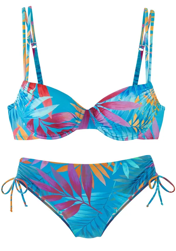 LASCANA LASCANA Bikini  plava / ljubičasto crvena / narančasta / roza