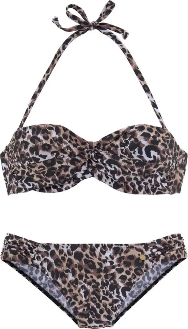 LASCANA LASCANA Bikini  smeđa / crna / bijela