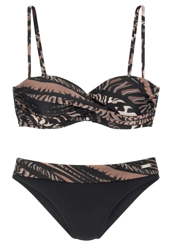 LASCANA LASCANA Bikini  smeđa / crna