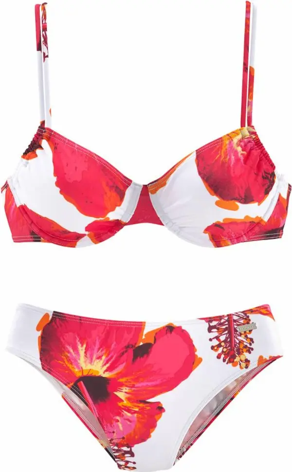 LASCANA LASCANA Bikini  svijetlocrvena / bijela