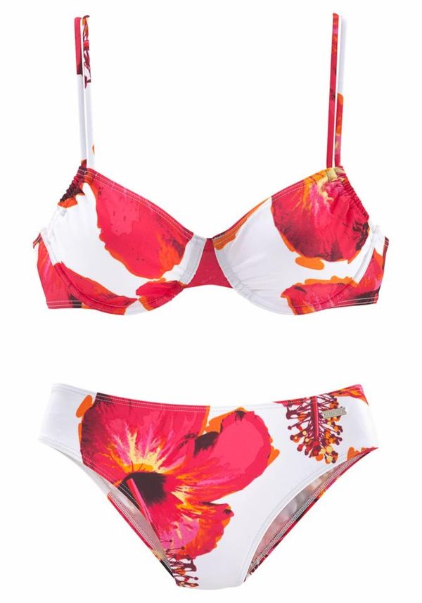 LASCANA LASCANA Bikini  svijetlocrvena / bijela