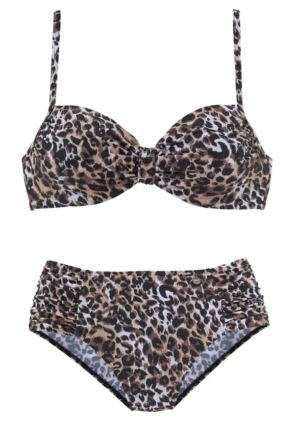 LASCANA LASCANA Bikini  svijetloplava / smeđa / cappuccino / crna